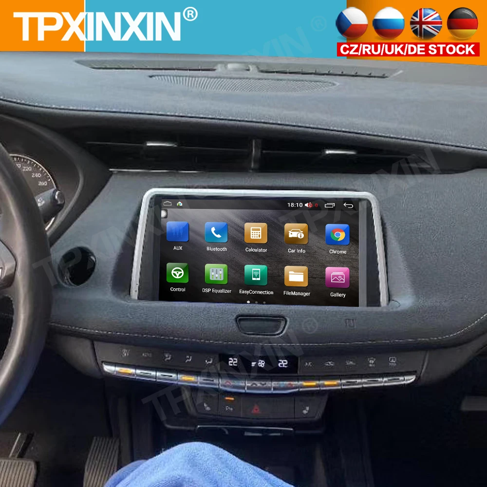 

Стереоприемник для Cadillac XT4, Android 10,0, 128 ГГц, автомобильный мультимедийный стереопроигрыватель, головное устройство, аудио, радио, GPS-навигация