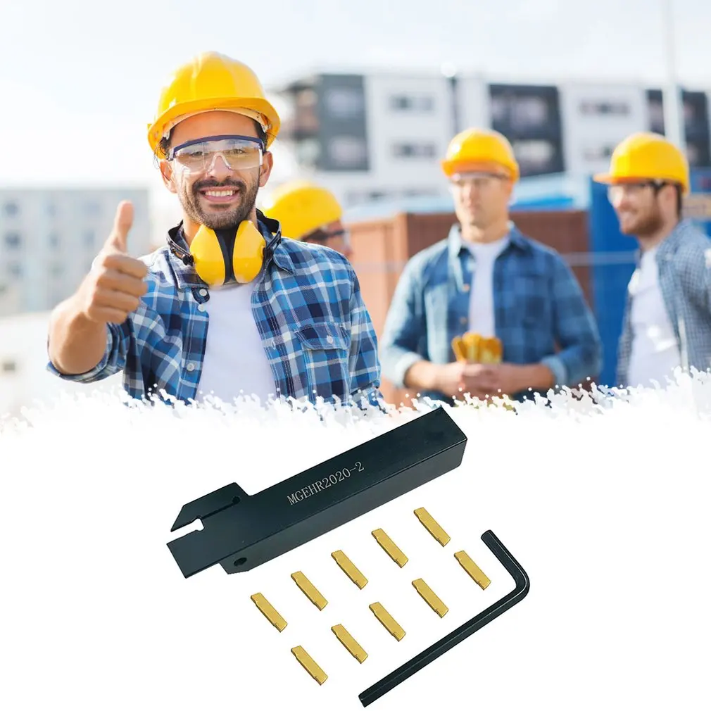 Внешний держатель пазовых инструментов с карбидная вставка для токарного станка