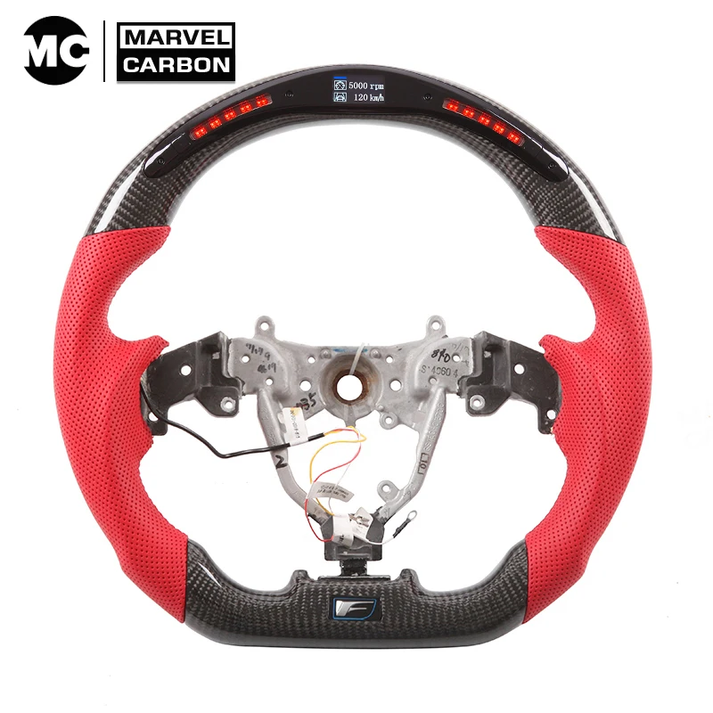 

Carbon Fiber LED Red Steering Wheel for Lexus IS