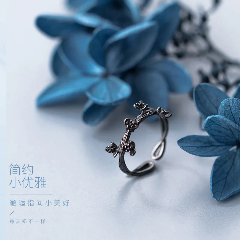 Регулируемые кольца из стерлингового серебра 925 пробы для женщин оригинальные