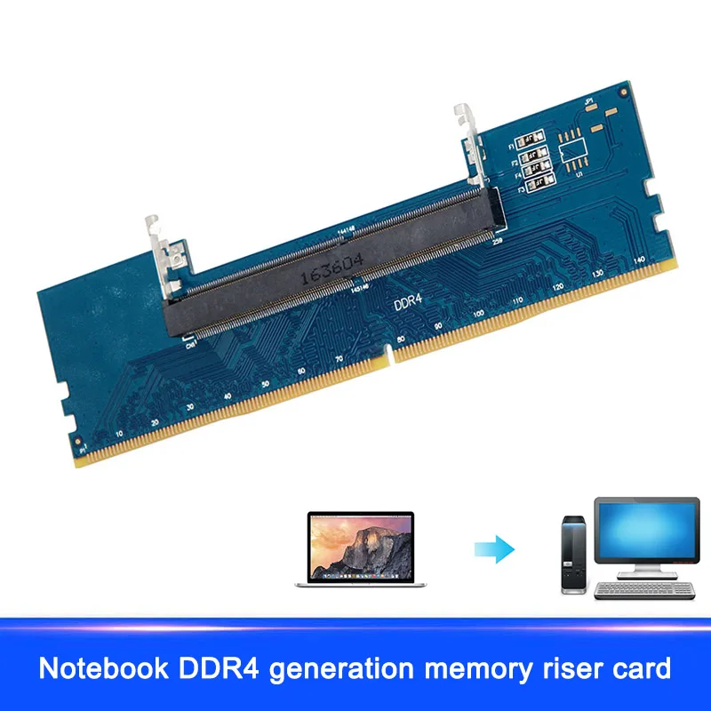 DDR4 ноутбук SO DIMM на рабочий стол разъем для ОЗУ адаптер конвертер LFX