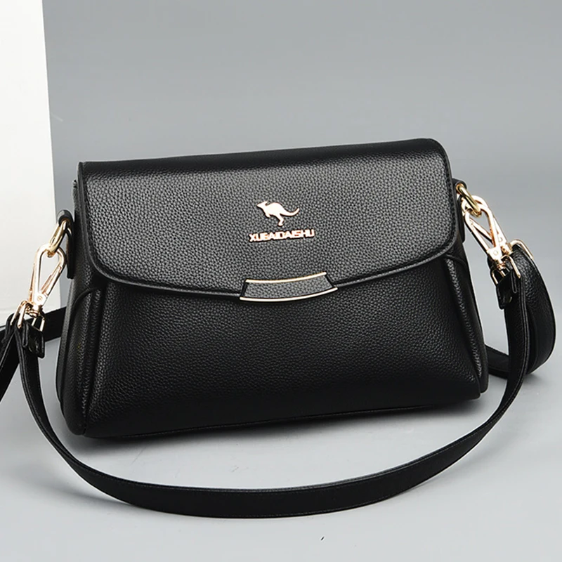 

Casual Crossbody Bags for Women 2021 New PU Leather Shoulder Bags Luxury Designer Handbags Large Capacity Ladies Tote Bag Sac