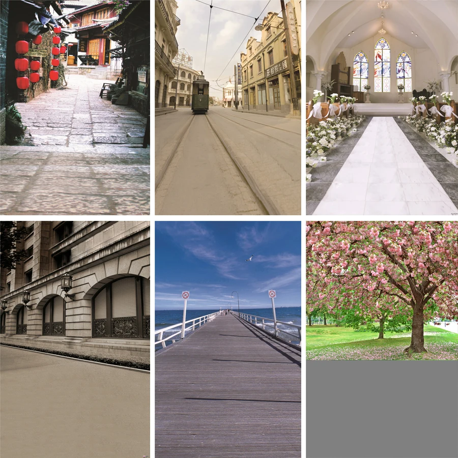 Реквизит для фотосъемки Фотогалерея уличные Свадебные платья Детская