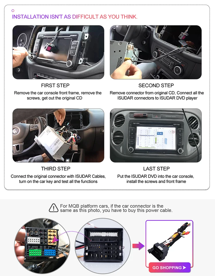 Android 9,1 2 Din Автомобильный мультимедийный dvd-плеер Авто Радио 2+ 16 USB SD gps для VW Golf Tiguan Skoda Fabia быстрая для сиденья Leon Skoda 47