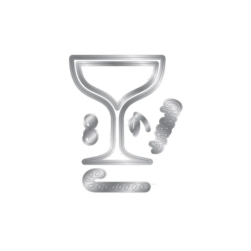 Штамп для резки стекла и металла штампы вишни конфет изготовления открыток