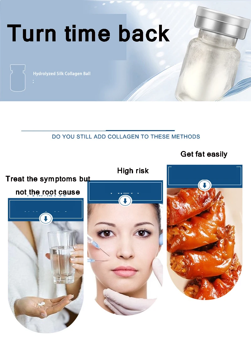 

Japan Pure Collagen Ball Natural Silk Protein Anti Aging Essence Firming Wrinkle Removal Facial Serum Korean Cosmetics