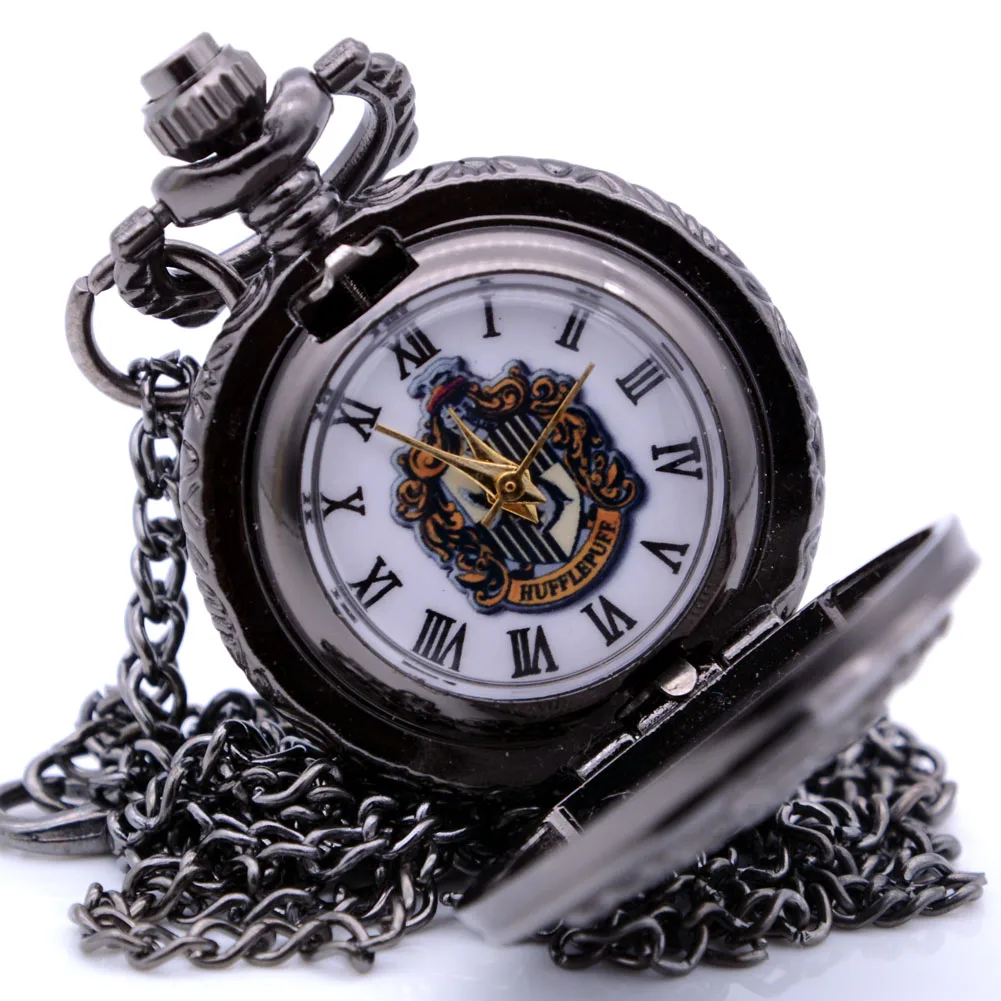 Мужские кварцевые наручные часы HP пуффендуй в стиле ретро | Наручные