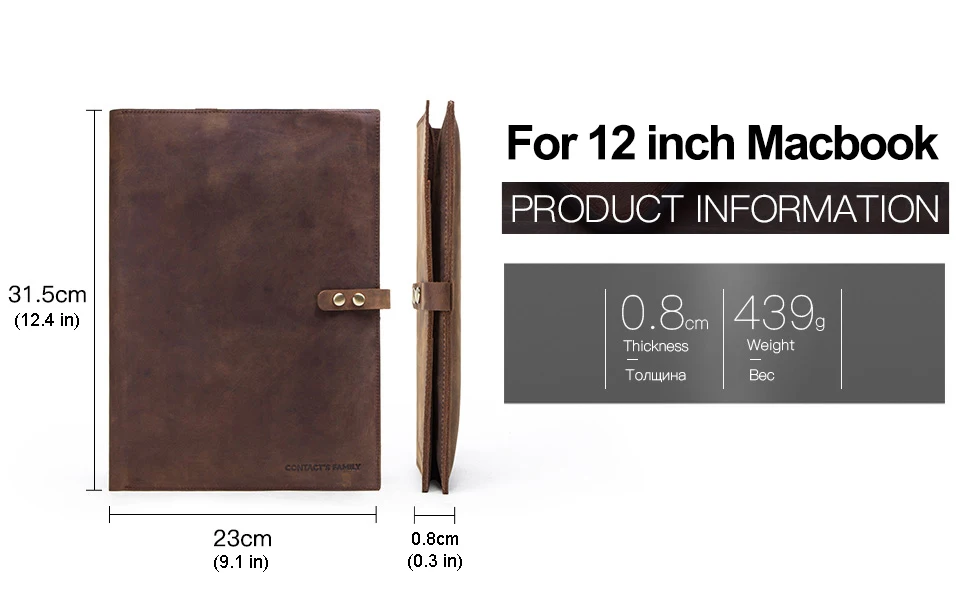 Luxury Retro Cow Leather Case Cover For iPad 9.7 5 6 Air 1 2 Mini MacBook Pro 9.7 10.5 11 10.2" Tablet Sleeve Pouch Notebook Bag
