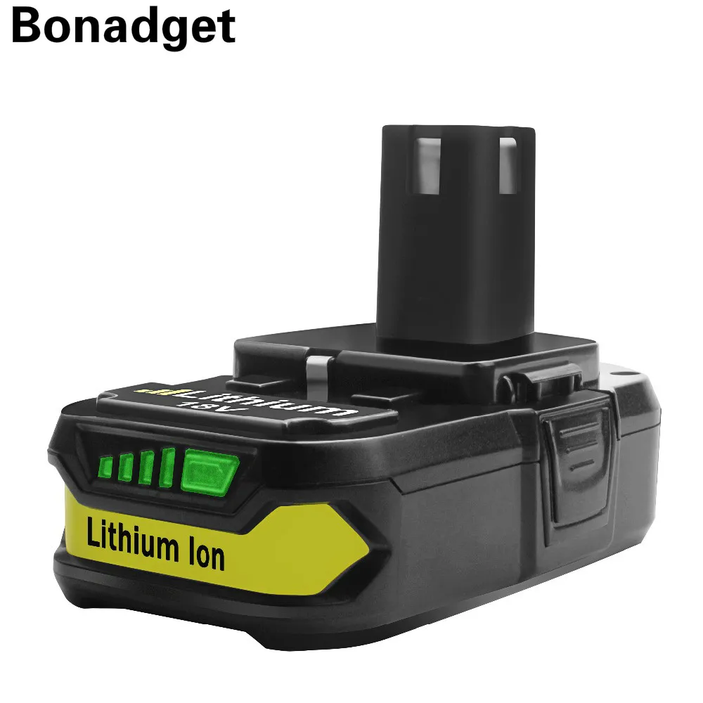 Bonadget 1 шт. 18 в 2500 мАч литиевая батарея для Ryobi P107 P100 P102 P103 P104 P105 P108 L10 Перезаряжаемые