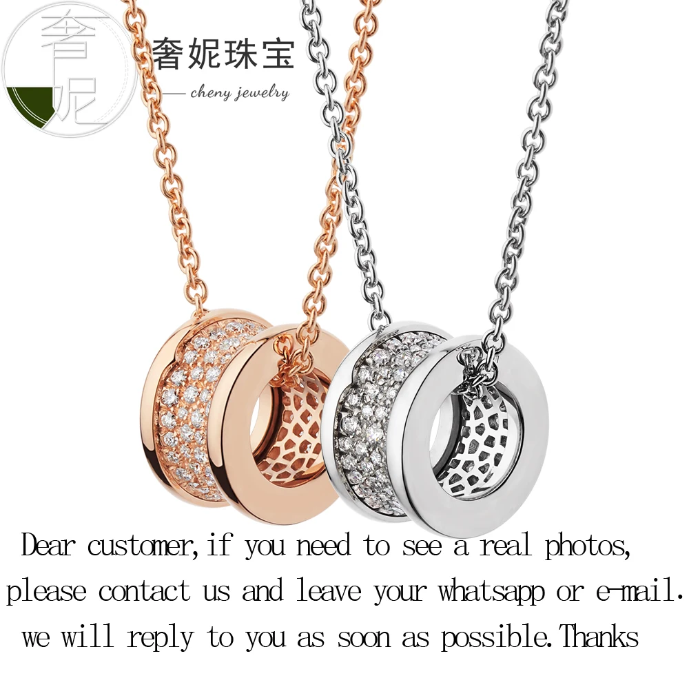 

cheny famous design necklace s925 sterling silver full crystal Shining choker best party prom decoration for womens