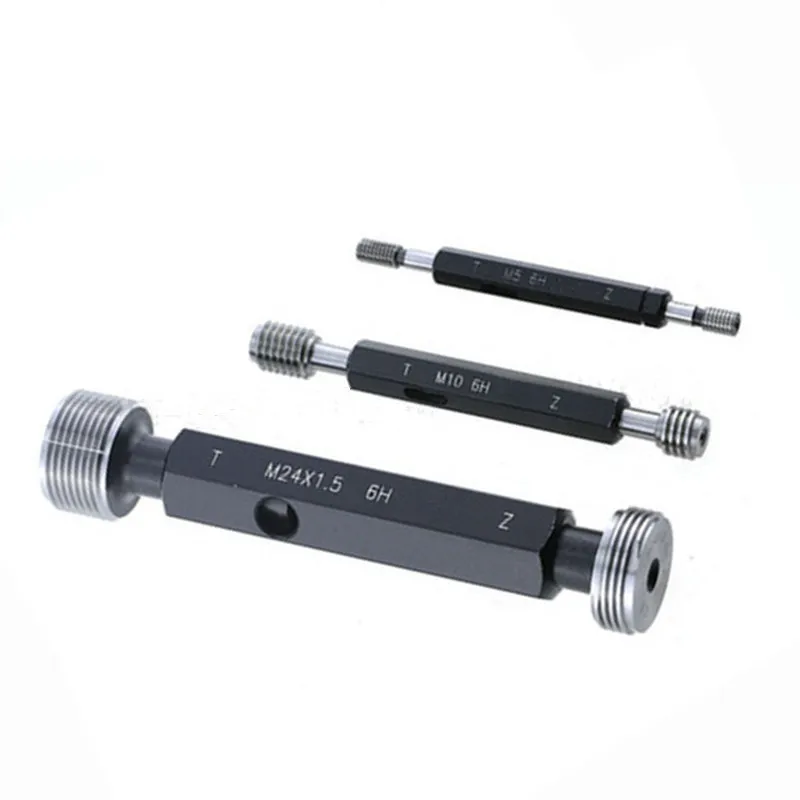 M8x1.25 / M10x1.5 M12x1.75 M27x3 M48x3 резьбовой точный измеритель плотная gage метрический go nogo |