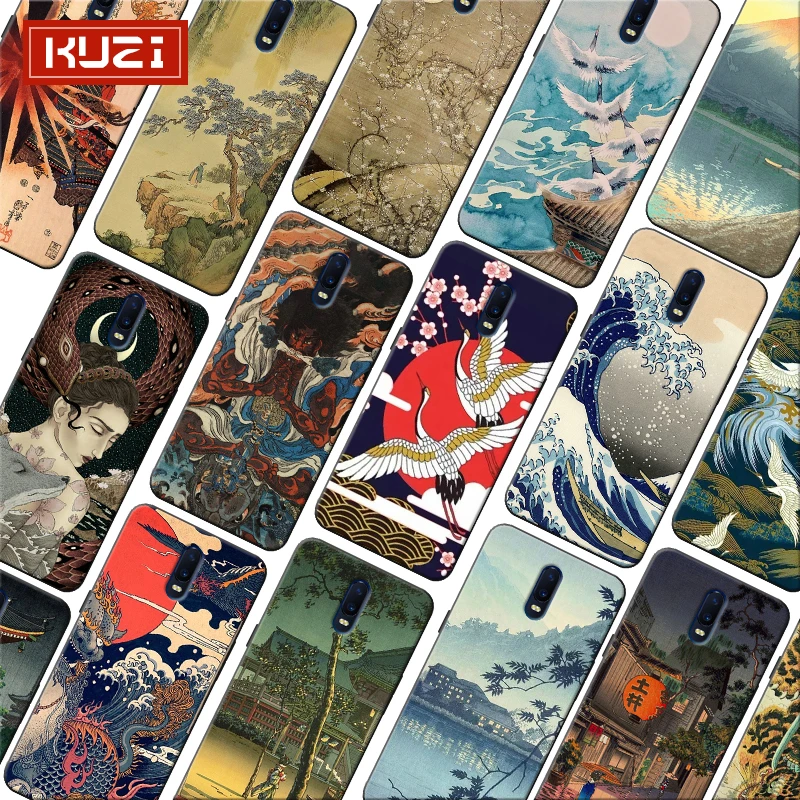Японский стиль искусство Япония кран Fuji Горный мягкий силиконовый чехол для