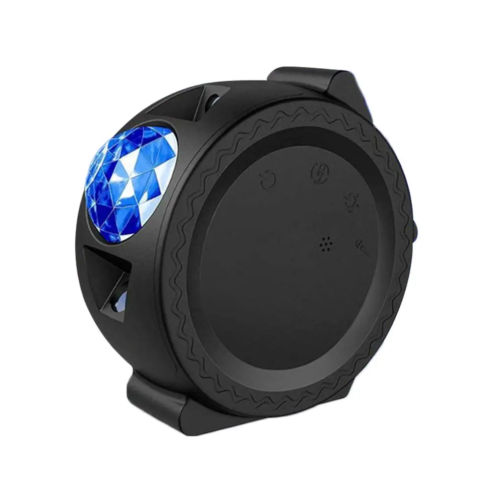 

2021 New Star Sky Projector Star Night Light Projection 6 Colors Ocean Waving Lights 360 Degree Rotation Night Lighting Lamp for