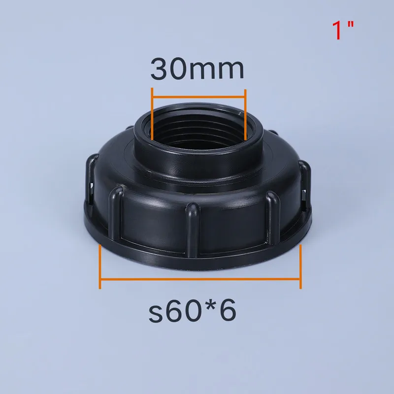 

Durable IBC water Tank fittings S60X6 Thread to 1/2" 3/4" 1" garden hose connector IBC tank Valve Replacement Adapter