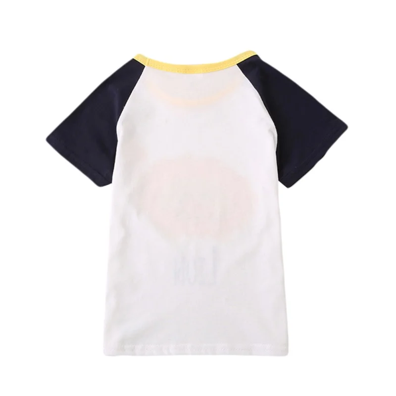 2020 Новая модная футболка с коротким рукавом для мальчиков и девочек хлопковая