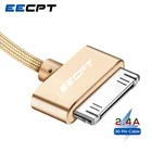 USB-кабель EECPT 30 Pin для iPhone 4S 4 3GS iPad 1 2 3 iPod Nano iTouch, зарядный кабель, провод для быстрой зарядки, кабель для передачи данных, адаптер для телефона