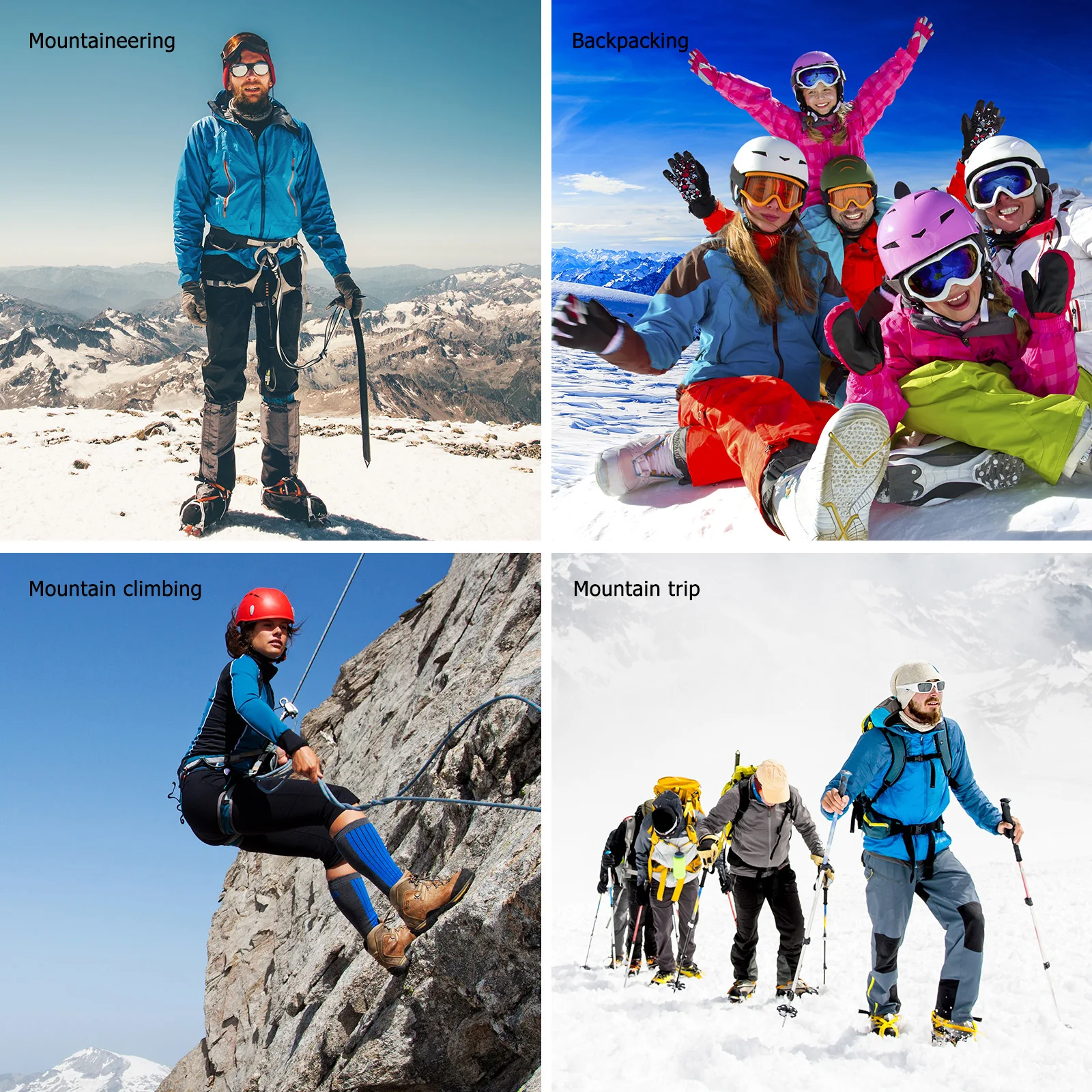 

10 Studs Anti-Skid Ice Gripper Snow Spikes Grips Cleats Shoe Covers Crampon