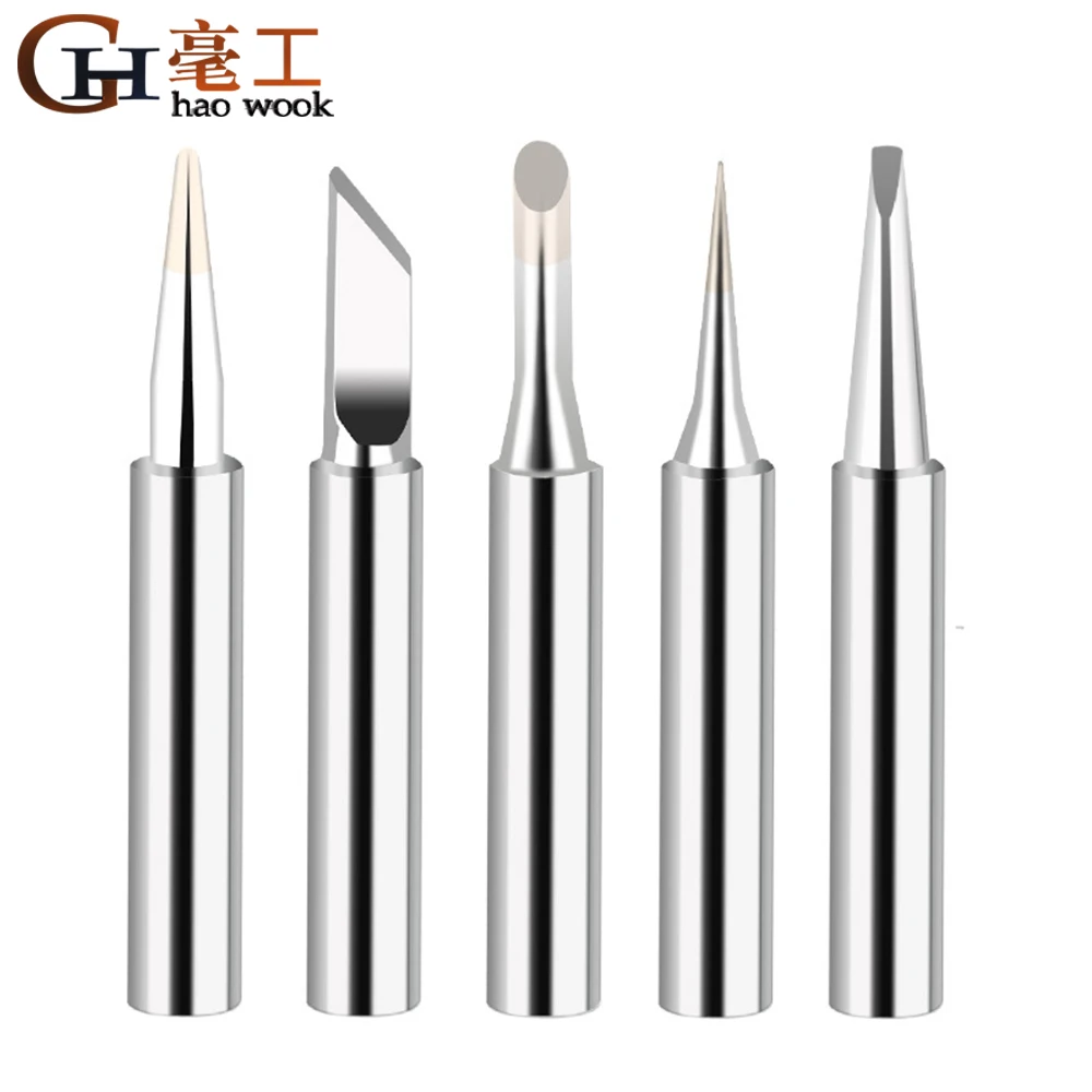 

Lead-free 907 Solder Tip welding head core 60w Tip Sleeve Soldering iron tips repair for NO.907T 905E MT-3927 Accessories