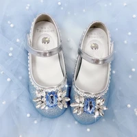 girl aisha princess shoes 2020 spring and autumn childrens soft soled single shoes baby leather shoes crystal shoes