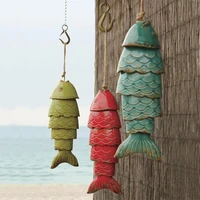 colored koi fish wind chime resin wind chimes pendant for home room wall eaves windows outdoor garden ornaments