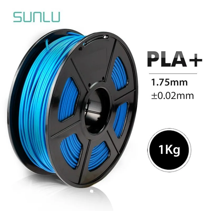 PLA PLUS-BULE GREY Нить для 3D-принтера PLA Plus 1,75 мм, Высококачественная нить PLA с низкой усадкой, расходный материал для 3d принтеров и 3d ручек, 1 кг - Цвет: PLA PLUS-BULE GREY