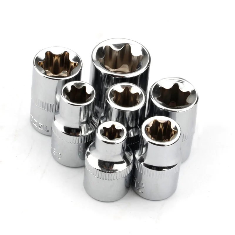 

7pcs Set Torx E8-E18 3/8 Hex Shanks Socket Ratchet Wrenches Workshop Hand Tools