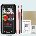 Цифровой мультиметр S10, тестер с цветным ЖК-дисплеем, 9999 Т-RMS, 3,5 дюйма, для измерения напряжения постоянного и переменного тока, сопротивления, диодов, бесконтактных напряжений, Гц