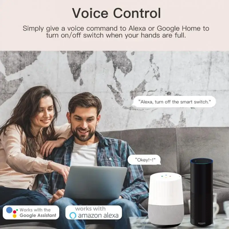 16A Mini Wifi Tuya Smart Switch Module Wireless Switches 2-way Control Timer Automation Compatible With Alexa Google Home | Обустройство