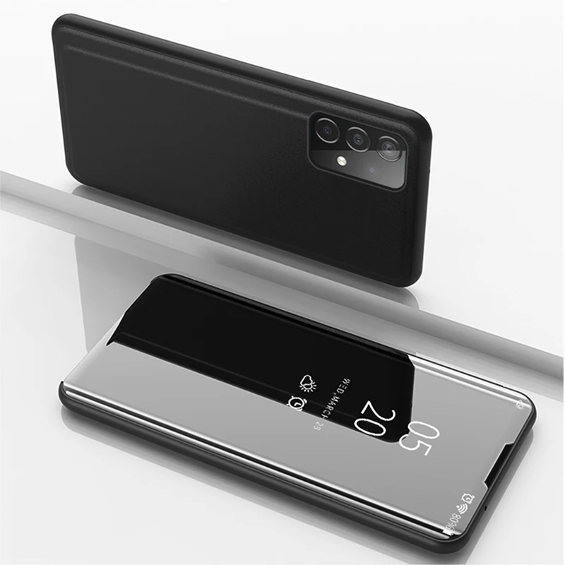 For Samsung A32 Case Flip Mirror Stand Phone Case For Samsung Galaxy A52 A72 A32 4G 5G Case Protective Fundas for Samsung A72