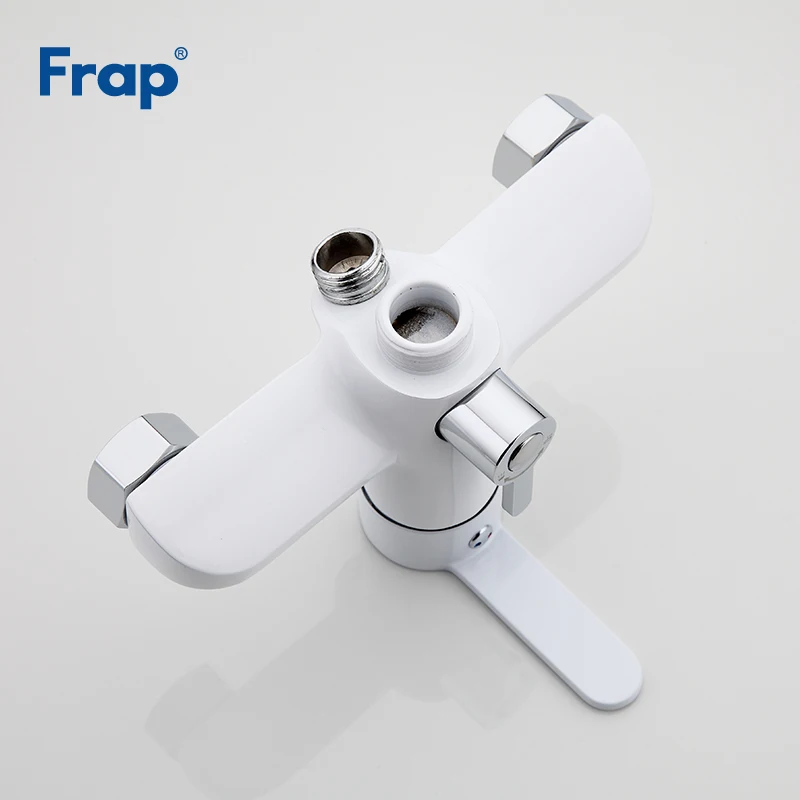 frap bathroom matte black shower faucets bathtub faucet wall mounted waterfall water mixer with handheld shower head free global shipping