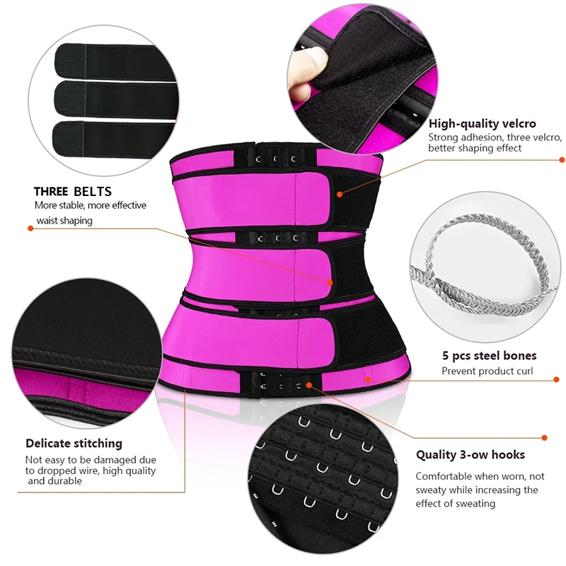 корсет для похудения тренер талии термо-пот пояс тренерский женщин утягивающий