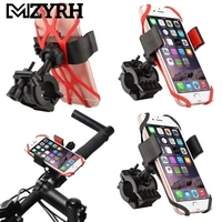 plastic bicycle phone holder with secure grip smartphone adjustable support gps bike phone stand mount bracket