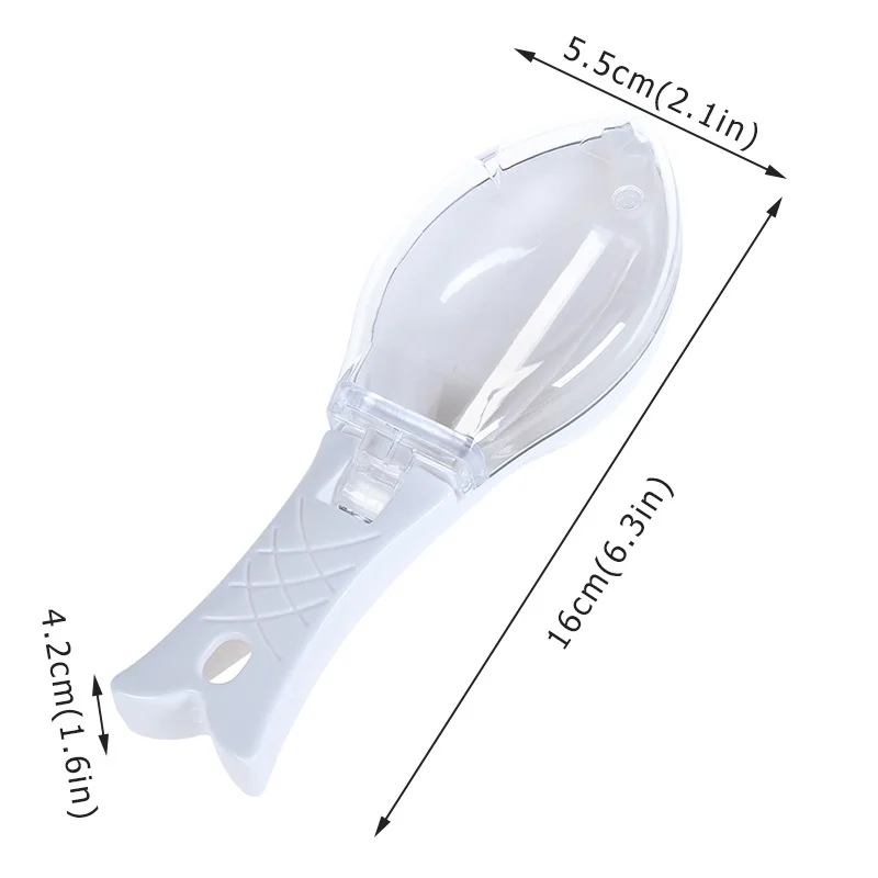 

Profession Fish Scale Remover Plastic Fish Scale Cleaning Brush Scraper Cleaner Peeler Kitchen Accessories Seafood Tools