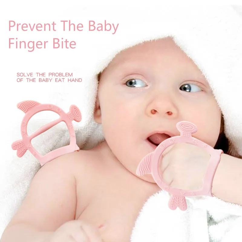 Детские Прорезыватели для зубов перчатки большого пальца Нескользящие пальцев