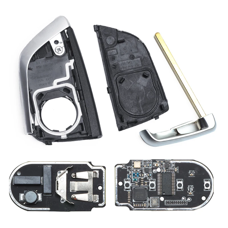 KEYECU Modified Smart Remote Car Key for BMW CAS4 CAS4+ F Chassis 5 7 Series 2012-2016 FOB 4 Buttons - 315MHz/ 433MHz/ 868MHz | Автомобили