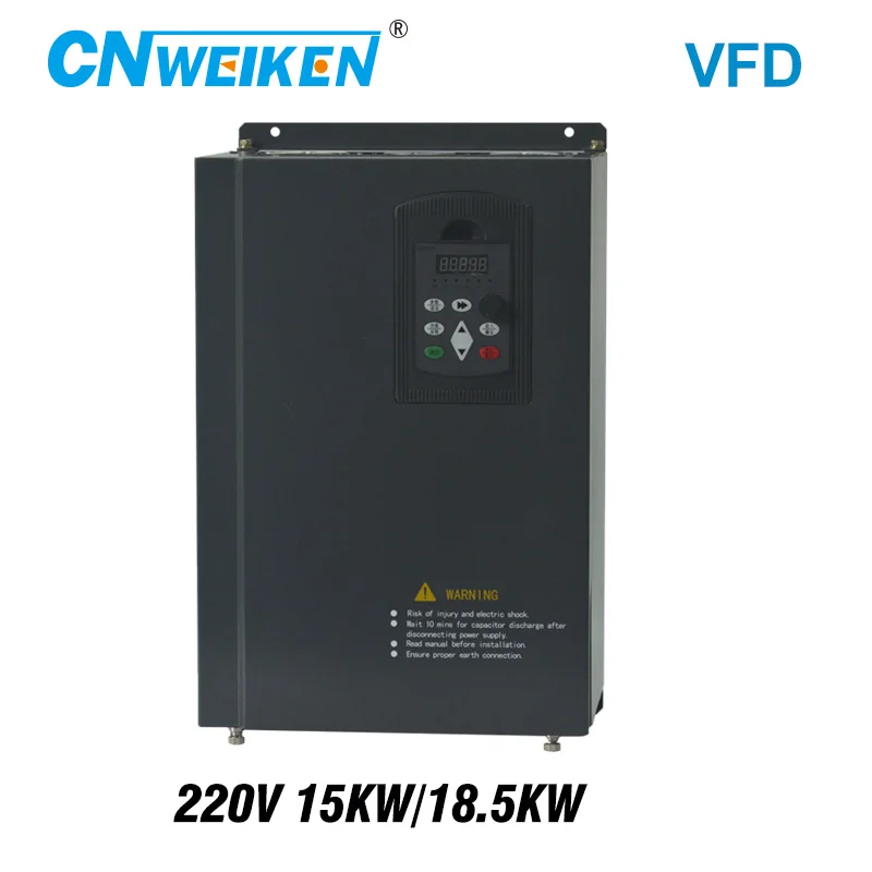 Инвертор с переменной частотой 220 В 15 кВт/18 5 кВт VFD/VFD 3HP вход выход CNC шпиндель