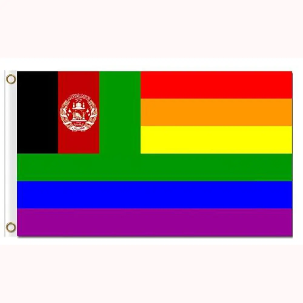 Высокое качество флаг Пакистана гей гордость ЛГБТ гордыня Радужный Флаг 3x5ft