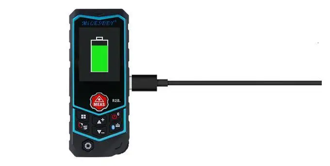 Mileseey Смарт Bluetooth лазерный дальномер USB Перезаряжаемый дальномер лазерный дальномер колеса лазерный линейный уровень R2/R2B