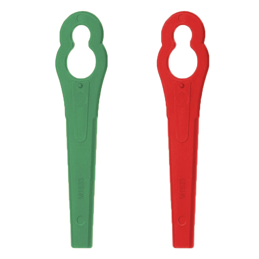 

50pcs Lawn Mower Blades Replacement Grass Plastic Trimmer Blades Cutter Set for Lawn Mower Fittings Accessories