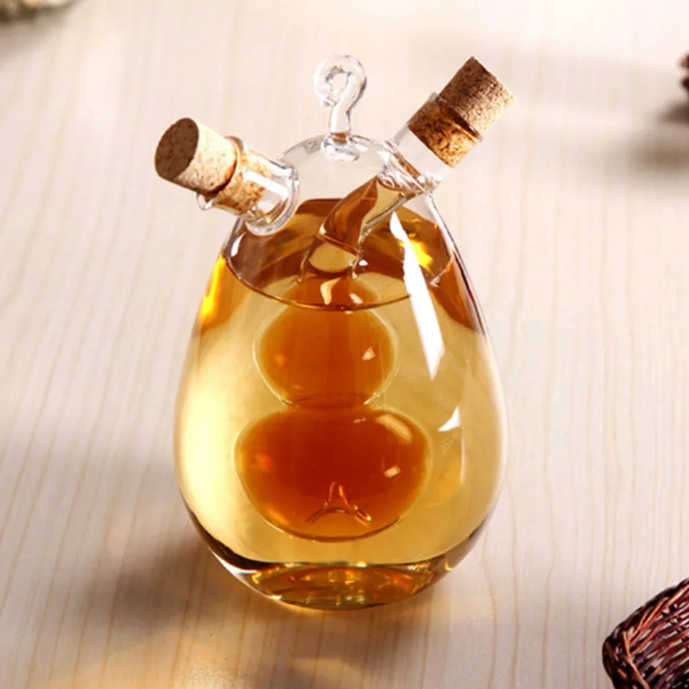 2019 анти-утечки масла горшки стеклянные бутылки для специй герметичный соус уксус