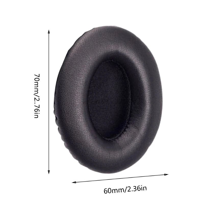 

1Pair Protein Leather Flannel Ear Pads Soft Ear Cushion Cover Earpads for MOMENTUM On-ear/Momentum 2.0 Headphones