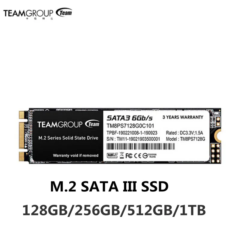 

TEAMGROUP MS30 Внутренний твердотельный накопитель 256 ГБ с SLC Cache 3D NAND TLC M.2 2280 SATA III