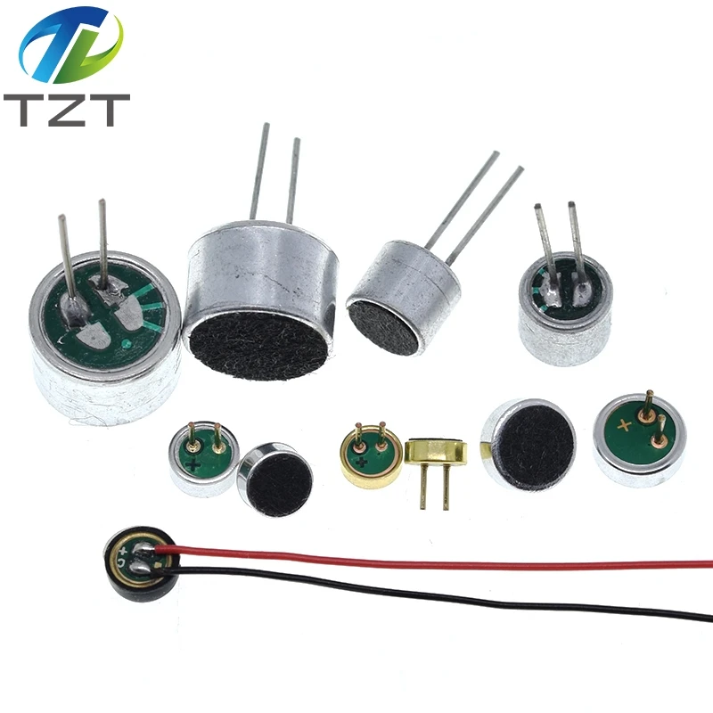 Микрофон TZT 10 шт./лот 9x7 мм 9767 6x5 6050 6x2 2 6022 4 5x2 4522 4x1 5 4015 микрофон с 2-контактным