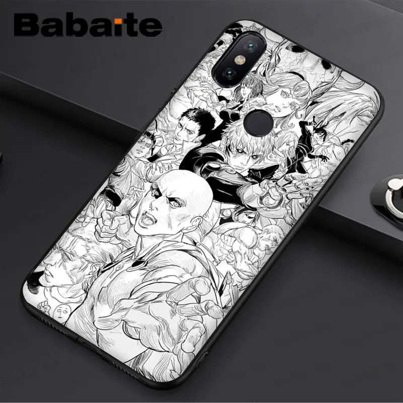 One punch man пользовательские фото мягкий чехол для телефона redmi 5plus 5A 6pro 4X note5A note6pro note7