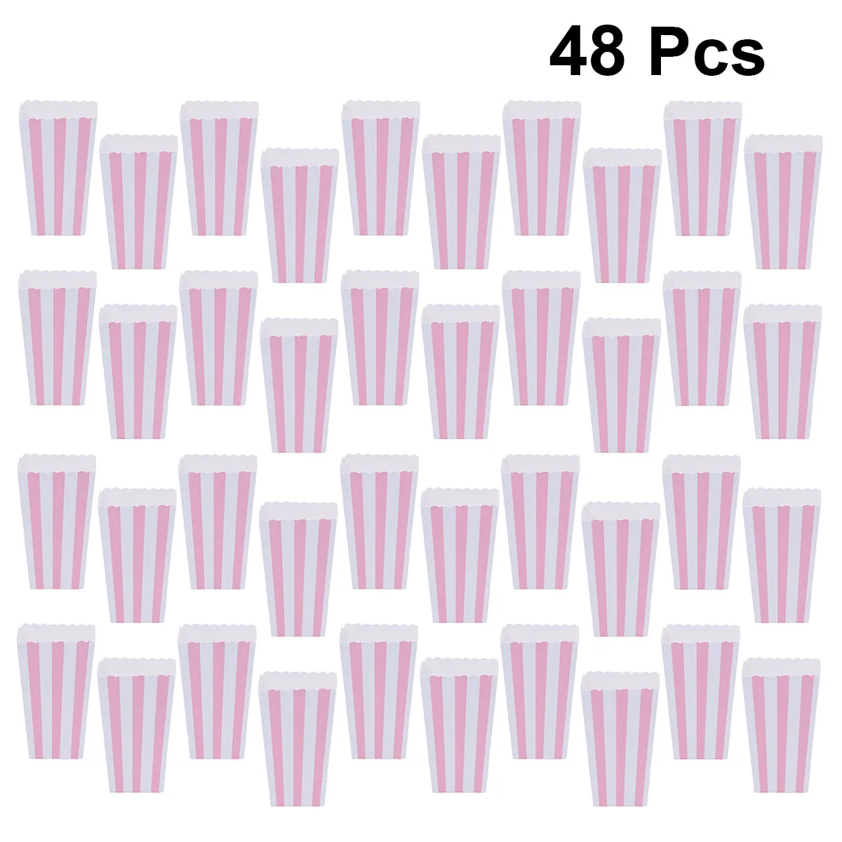 48 шт. бумажные коробки для попкорна Свадебные Еда коробка конфет контейнер детей