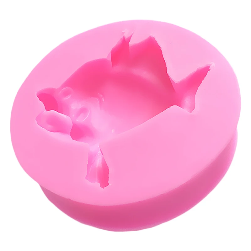 Форма пищевого класса для рыбьего торта силиконовая форма помадки желе пудинга