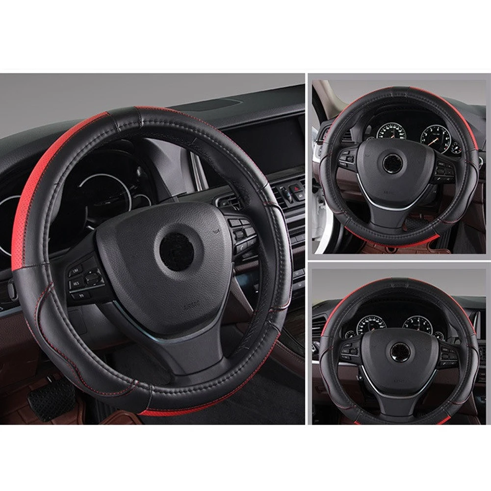 Чехол на руль автомобиля из натуральной кожи 38 см|Чехлы руль| |