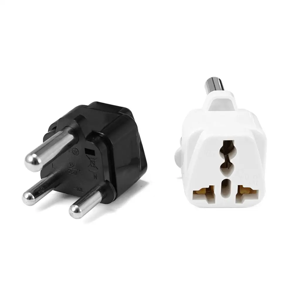 Дорожный адаптер питания с 3 контактами для Великобритании США ЕС Австралии в