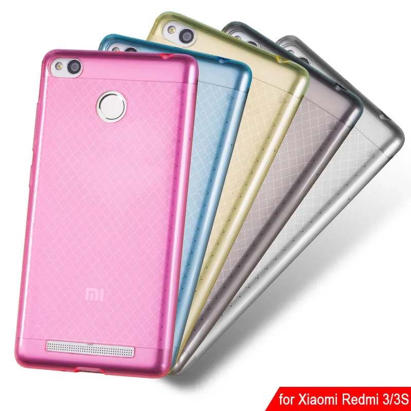 2016 Оригинальный чехол для Xiaomi Redmi 3 5 0 дюйма Силиконовый ТПУ мягкий телефона