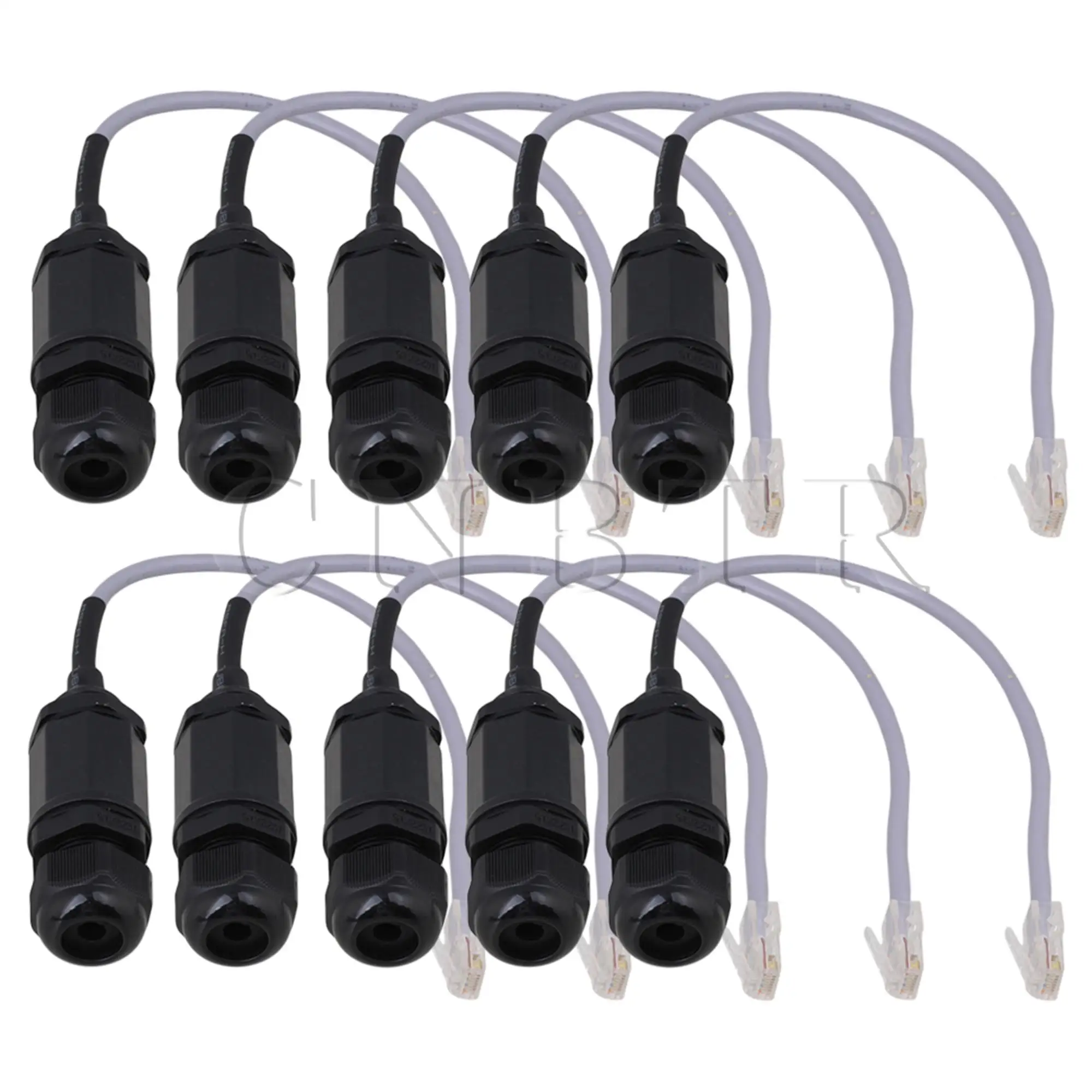 Коннектор Ethernet CNBTR 10 шт. M20 RJ45 витой кабель | Обустройство дома